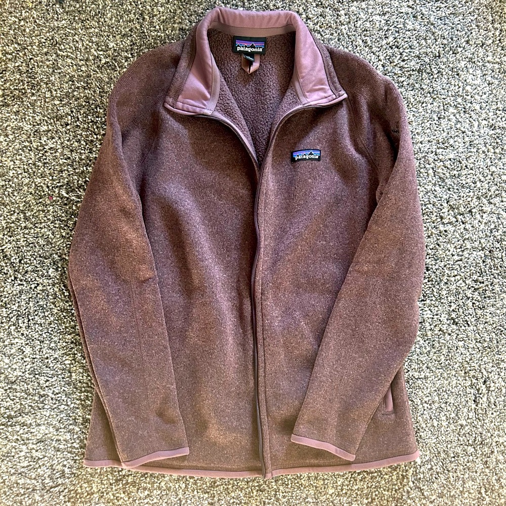 Patagonia women’s better sweater full zip fleece size L